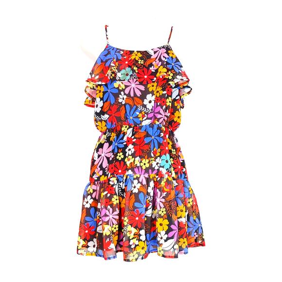 House of Harlow 1960 x Revolve Mariam Mini Dress A-Line Floral Multi Womens XS - Picture 3 of 8